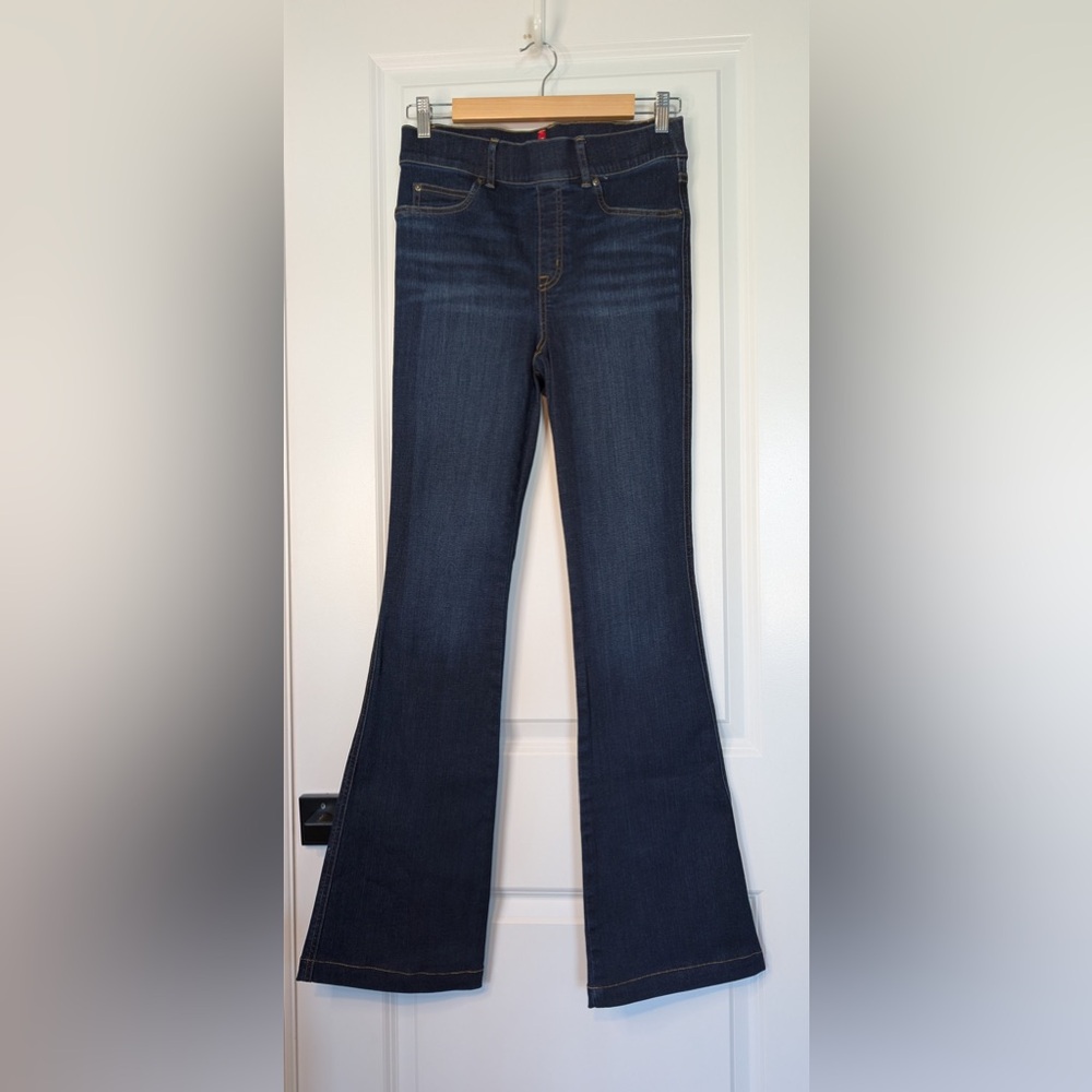 SPANX Flare Jeans Pull On Midnight Size Small